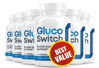 Glucoswitch 6 bottle 180 day supply best value blood sugar support